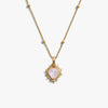 Awe Inspired Necklaces 14K Gold Vermeil / 16-18'' / Moonstone Heart of Thorns Necklace