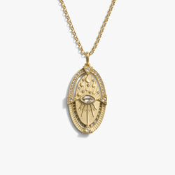Awe Inspired  Necklaces Dream Locket Oval Chain Necklace