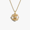 Awe Inspired Necklaces 14K Gold Vermeil / 16"-18" ROLO Prosperity Affirmation Coin Necklace