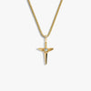 Awe Inspired Necklaces 14K Gold Vermeil / 16"-18" Round Box Chain Men's Flying Dagger Necklace