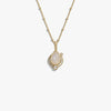 Awe Inspired Necklaces 14K Gold Vermeil / 16"-18" Saturn Chain Astral Amulet Necklace
