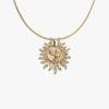 Awe Inspired Necklaces 14K Gold Vermeil / 16" Athena Sun Collar Necklace