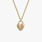 Awe Inspired Necklaces 14K Gold Vermeil / 20"-22" Cuban Chain Men's Spiked Heart Necklace