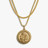 Awe Inspired Necklaces 14K Gold Vermeil Achilles + Patroclus Layering Set