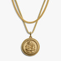 Awe Inspired Necklaces 14K Gold Vermeil Achilles + Patroclus Layering Set