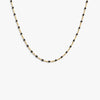 Awe Inspired Necklaces 14K Gold Vermeil / Black / 18"-22" Pop Of Color Necklace
