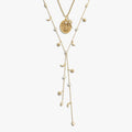 Awe Inspired Necklaces 14K Gold Vermeil Cosmic Asteria Necklace Set