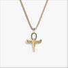 Awe Inspired Necklaces 14K Gold Vermeil / Cuban Chain Men's Ankh of Isis Necklace
