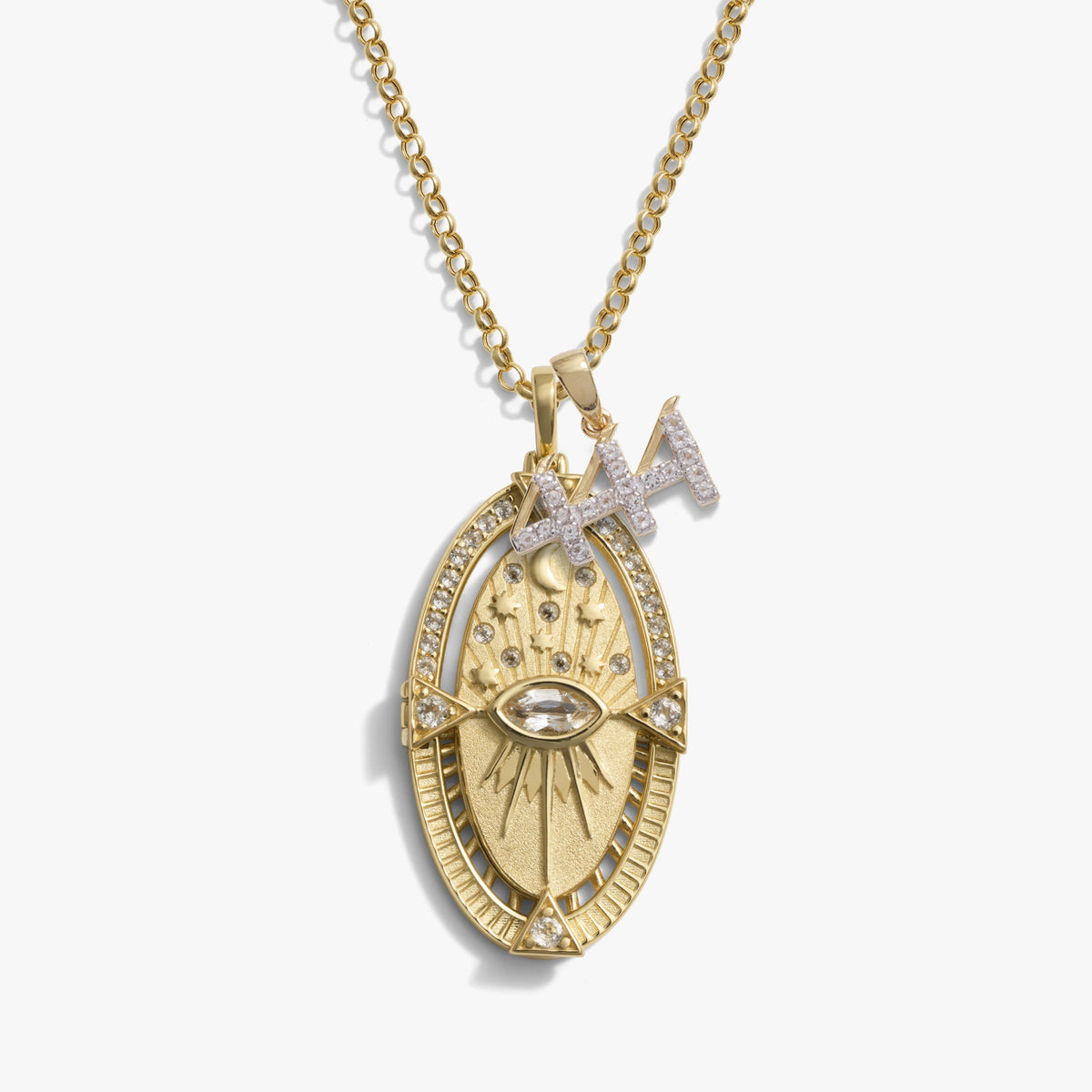 Awe Inspired Necklaces 14K Gold Vermeil Dream Portal Necklace