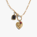 Awe Inspired Necklaces 14K Gold Vermeil Enemies to Lover's Charm Necklace Set