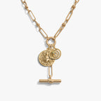 Awe Inspired Necklaces 14K Gold Vermeil Goddess of Transformation Charm Lariat