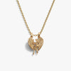 Awe Inspired Necklaces 14K Gold Vermeil / Gold Angel & Devil / 18' Angel To My Devil Necklace Set