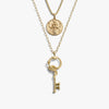 Awe Inspired Necklaces 14K Gold Vermeil Hecate and Gate of Hades Key Necklace Set