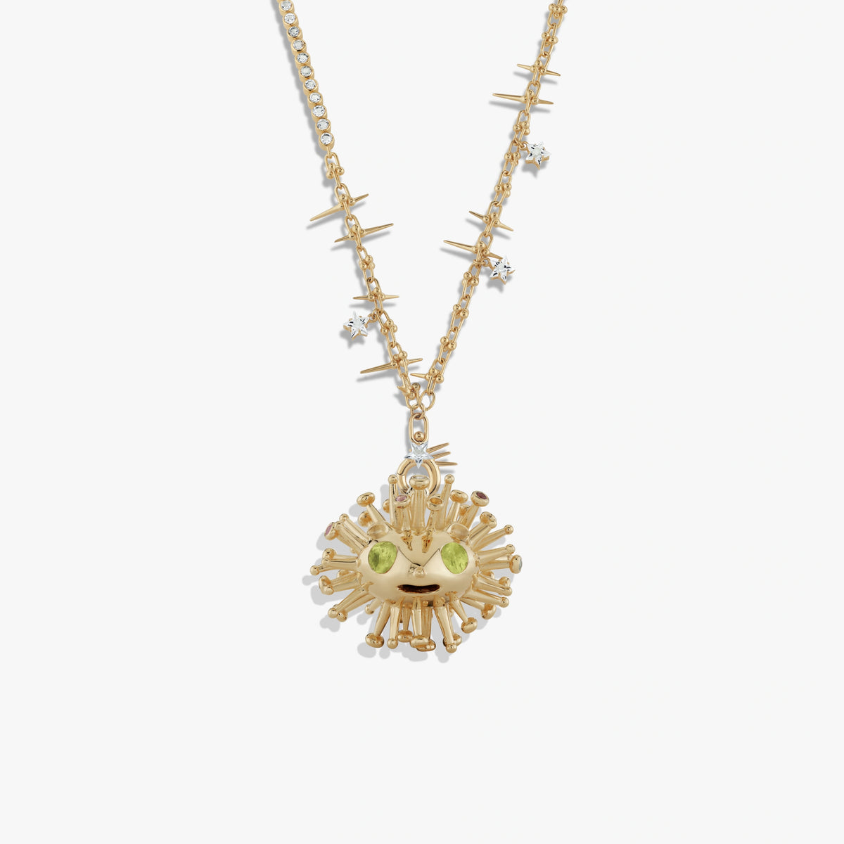 Awe Inspired Necklaces 14K Gold Vermeil Hedgehog Nova Necklace