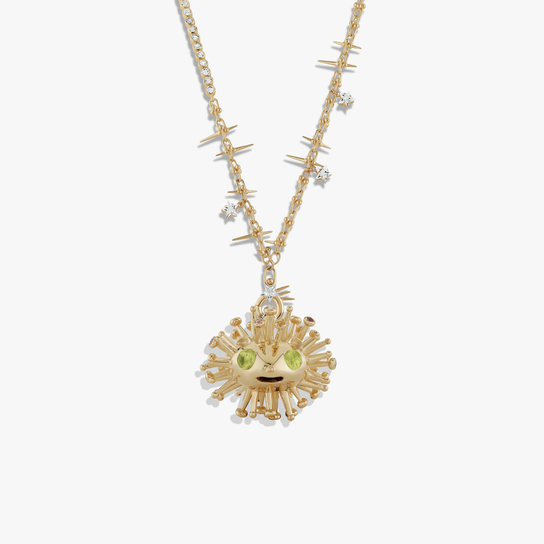 Awe Inspired Necklaces 14K Gold Vermeil Hedgehog Nova Necklace