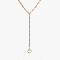Awe Inspired Necklaces 14K Gold Vermeil Horsebit Lariat