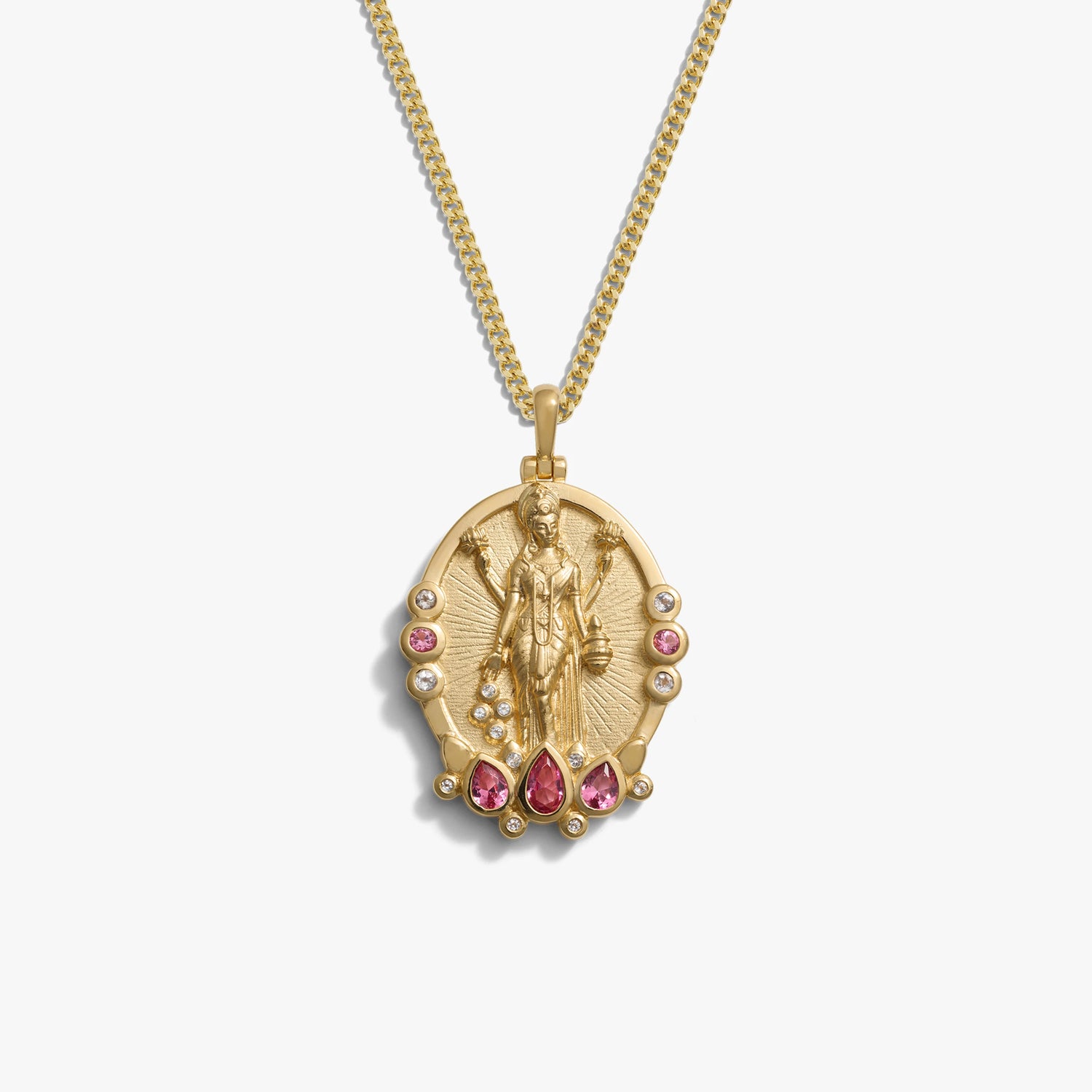 Product image of Awe Inspired Necklaces 14K Gold Vermeil Lakshmi Necklace