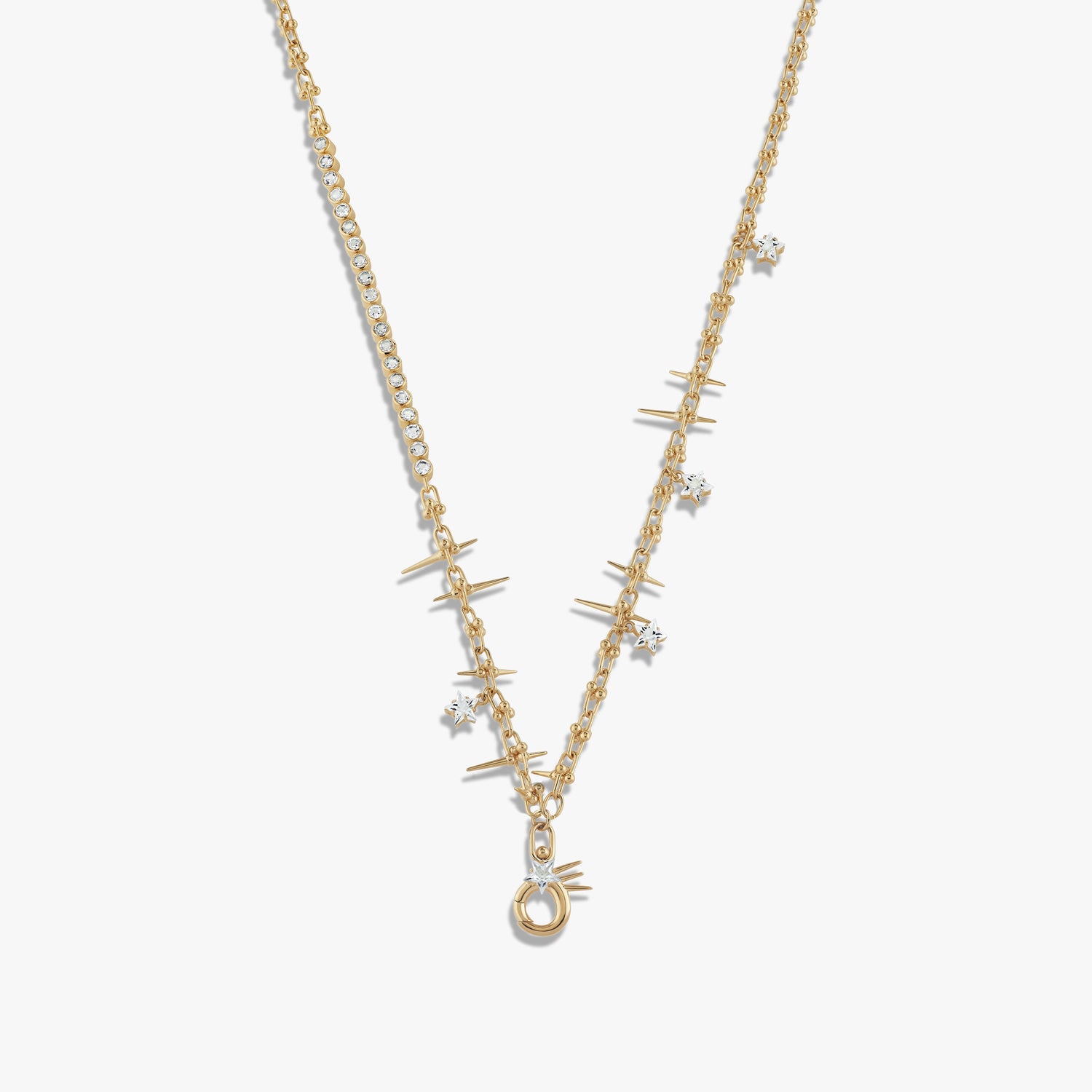 Awe Inspired Necklaces 14K Gold Vermeil Long Nova Necklace