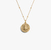 Awe Inspired Necklaces 14K Gold Vermeil / Medusa / 16-18 Mini Medusa Forzatina Necklace