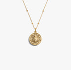 Awe Inspired Necklaces 14K Gold Vermeil / Medusa / 16-18 Mini Medusa Forzatina Necklace