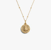 Awe Inspired Necklaces 14K Gold Vermeil / Medusa / 16-18 Mini Medusa Forzatina Necklace
