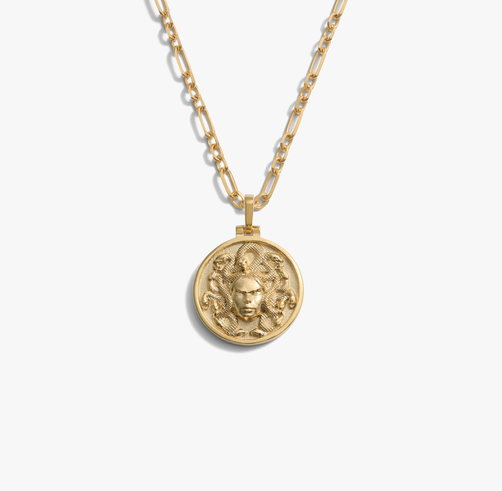 Awe Inspired Necklaces 14K Gold Vermeil / Medusa Medusa Statement Necklace