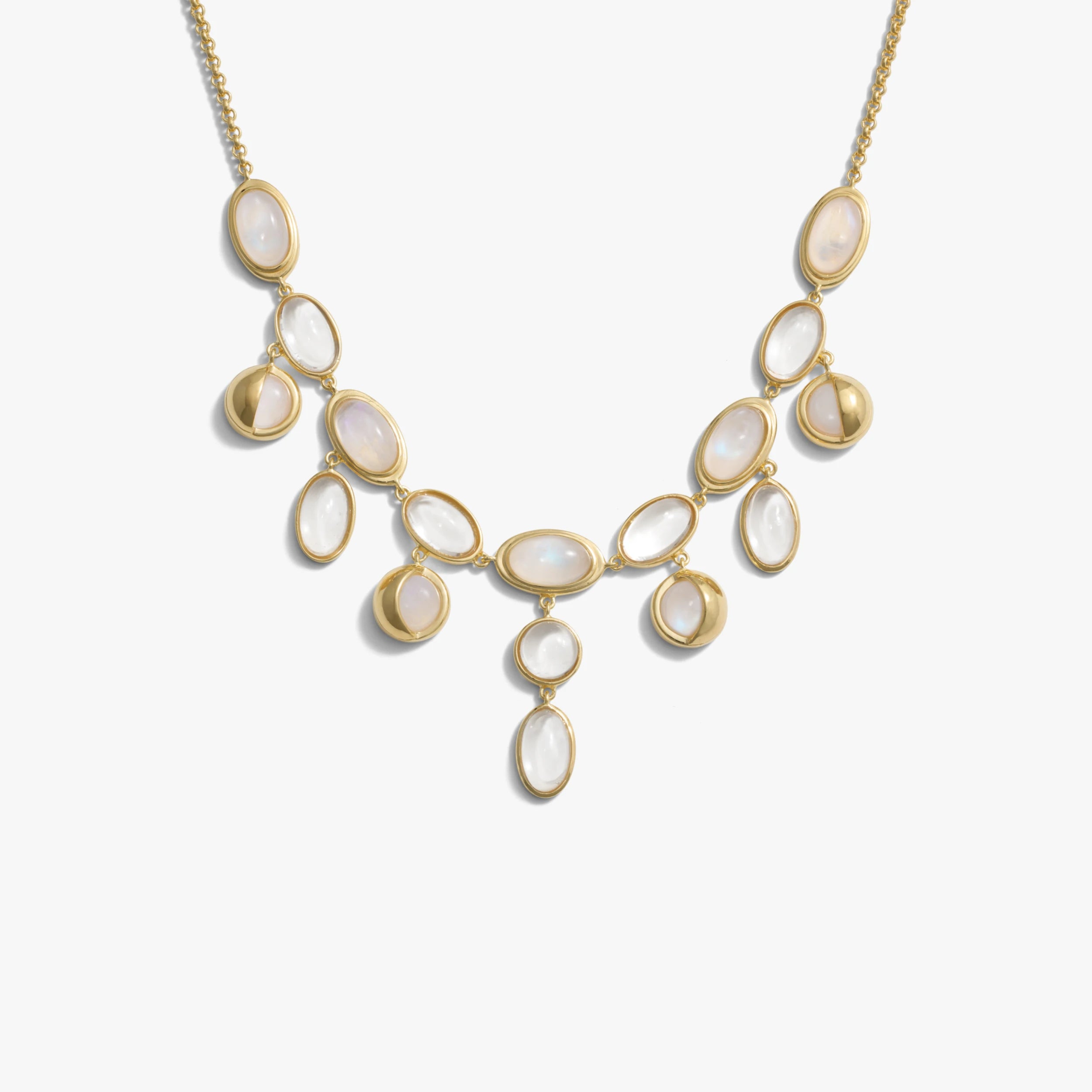 Awe Inspired Necklaces 14K Gold Vermeil Midnight Reflection Collar Necklace