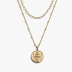 Awe Inspired Necklaces 14K Gold Vermeil Mini Hecate + Delicate Paperclip Necklace Set