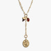 Awe Inspired Necklaces 14K Gold Vermeil Pele Lariat Charm Necklace