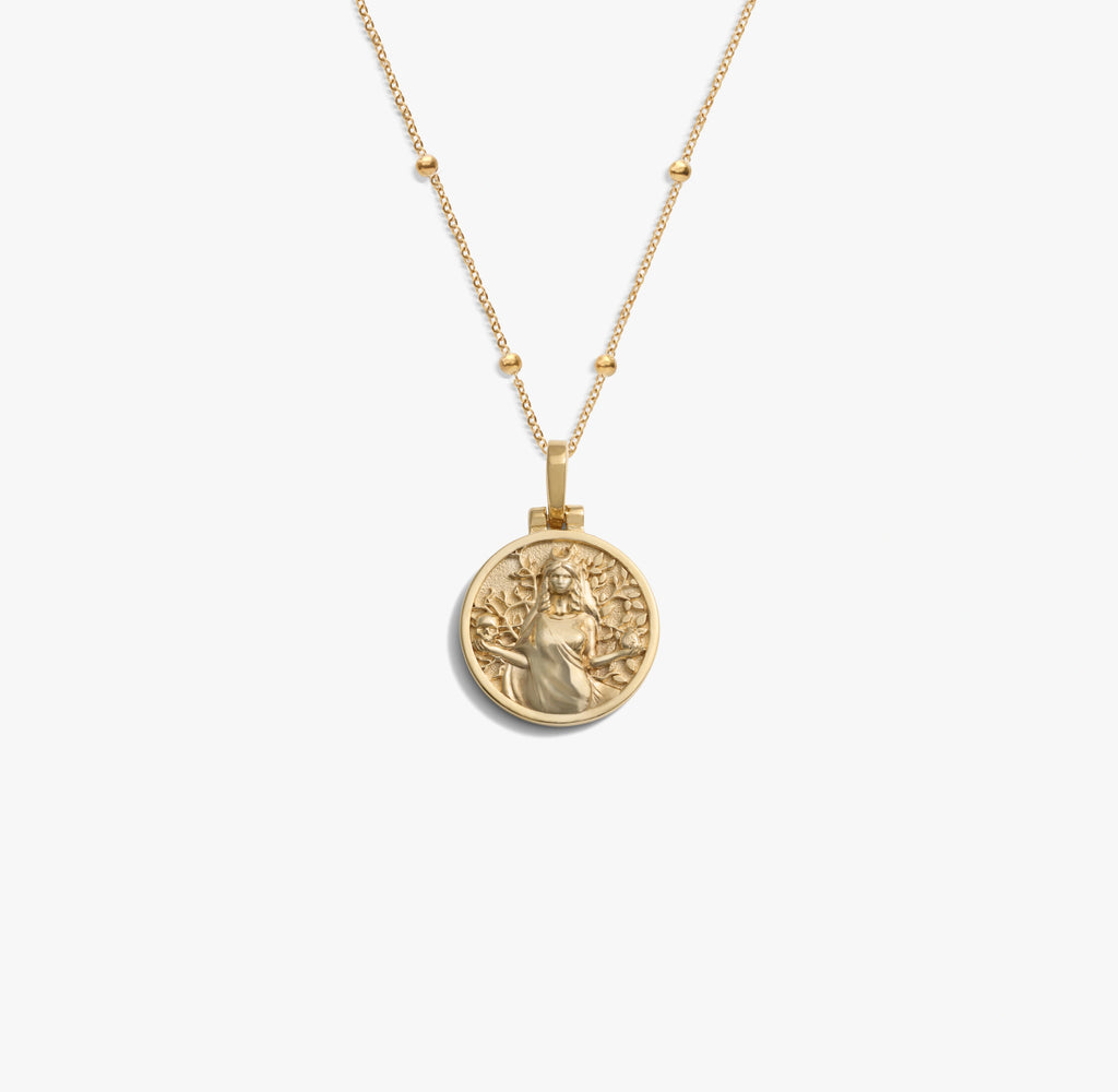 Awe Inspired Necklaces 14K Gold Vermeil / Persephone / 16-18 Mini Persephone Forzatina Necklace