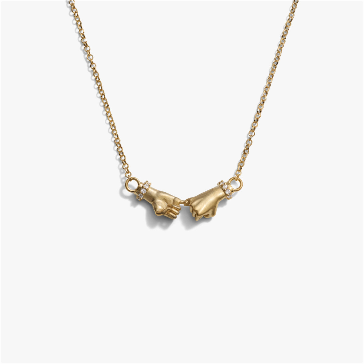 Awe Inspired Necklaces 14K Gold Vermeil Pinky Promise Necklace