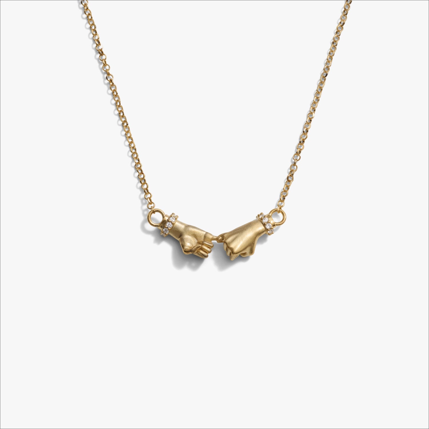 Product image of Awe Inspired Necklaces 14K Gold Vermeil Pinky Promise Necklace