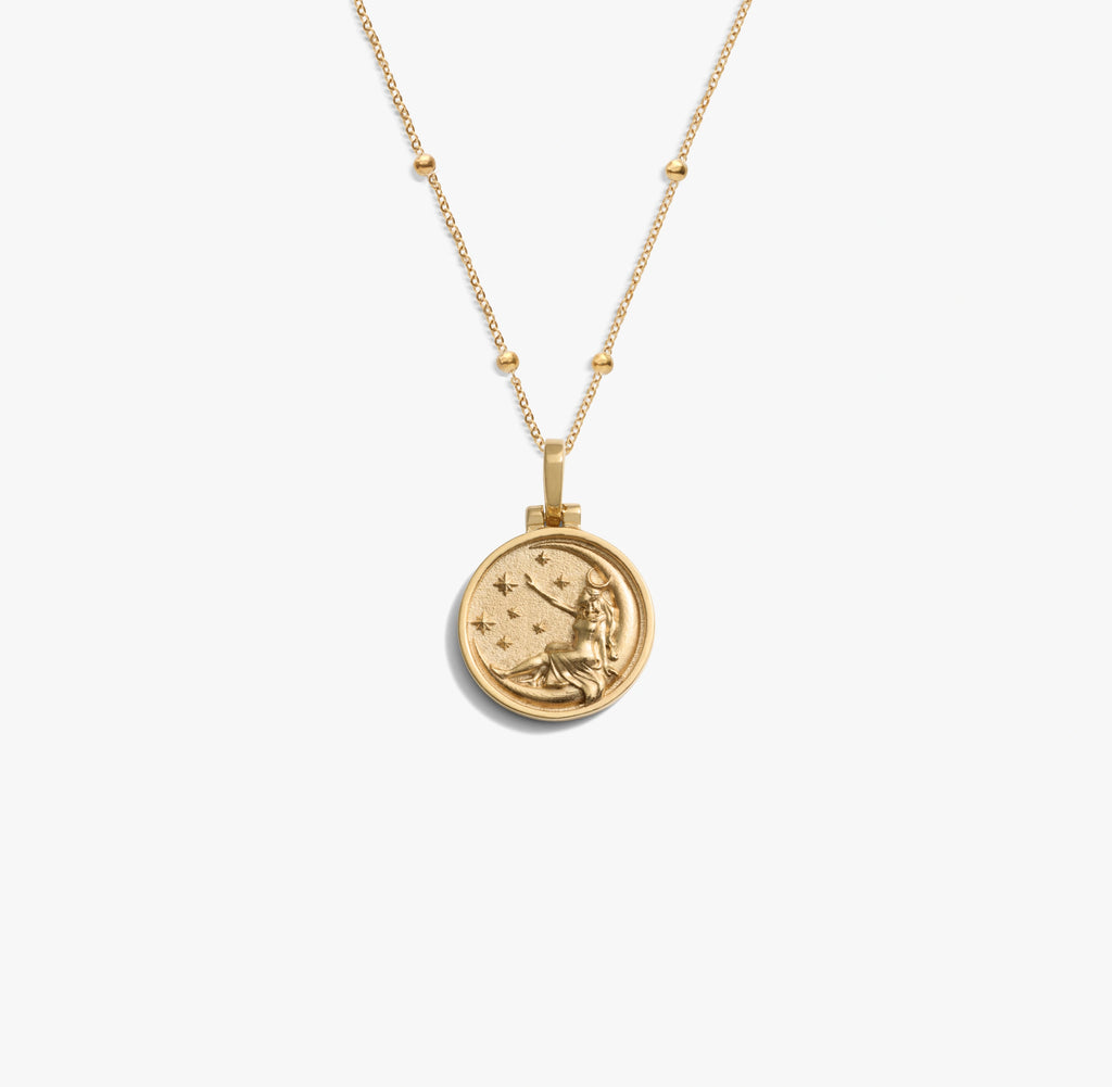 Awe Inspired Necklaces 14K Gold Vermeil / Selene / 16-18 Mini Selene Forzatina Necklace