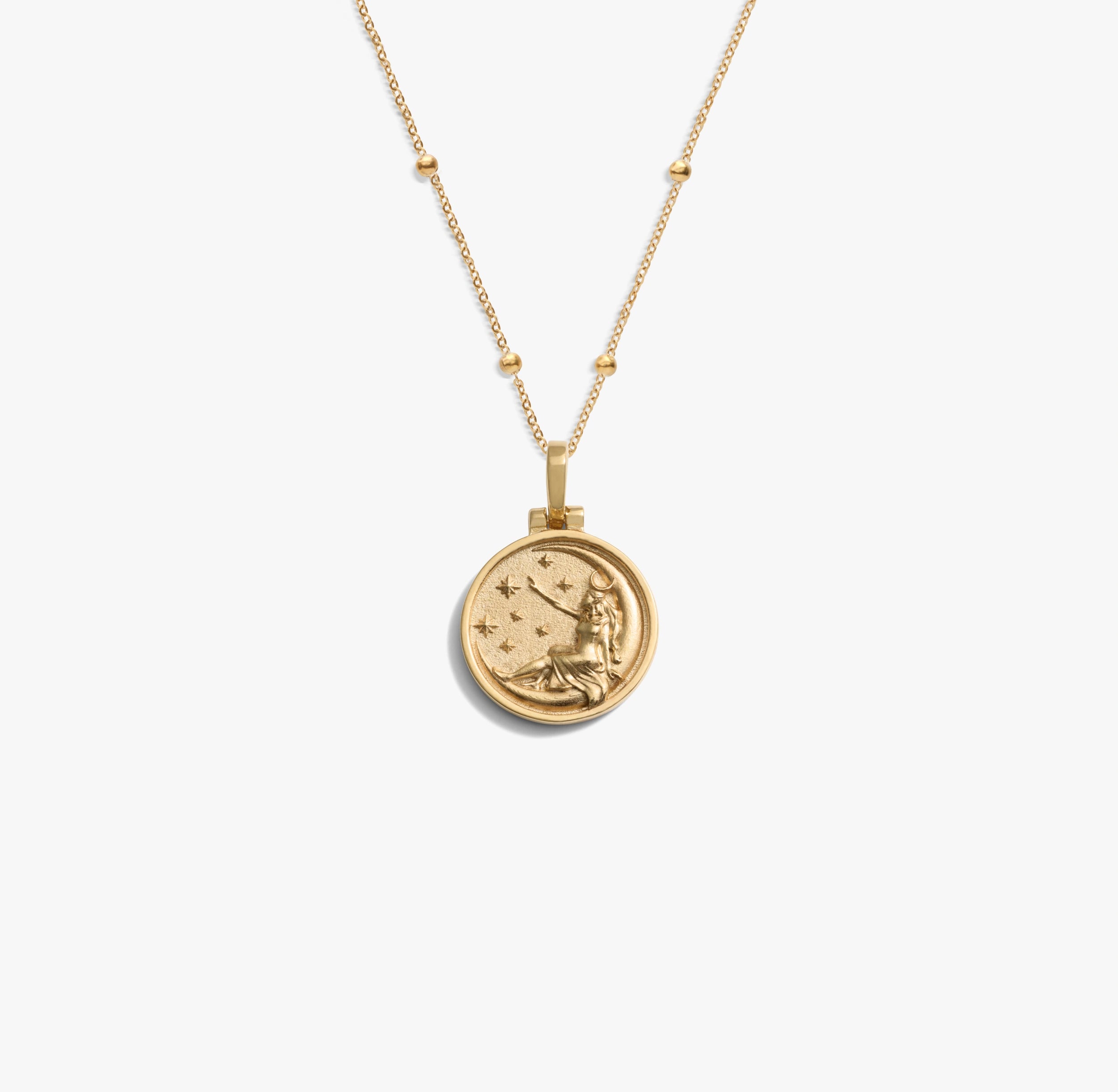 Awe Inspired Necklaces 14K Gold Vermeil / Selene / 16-18 Mini Selene Forzatina Necklace