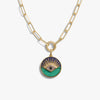 Awe Inspired Necklaces 14K Gold Vermeil Third Eye Statement Single Charm Necklace
