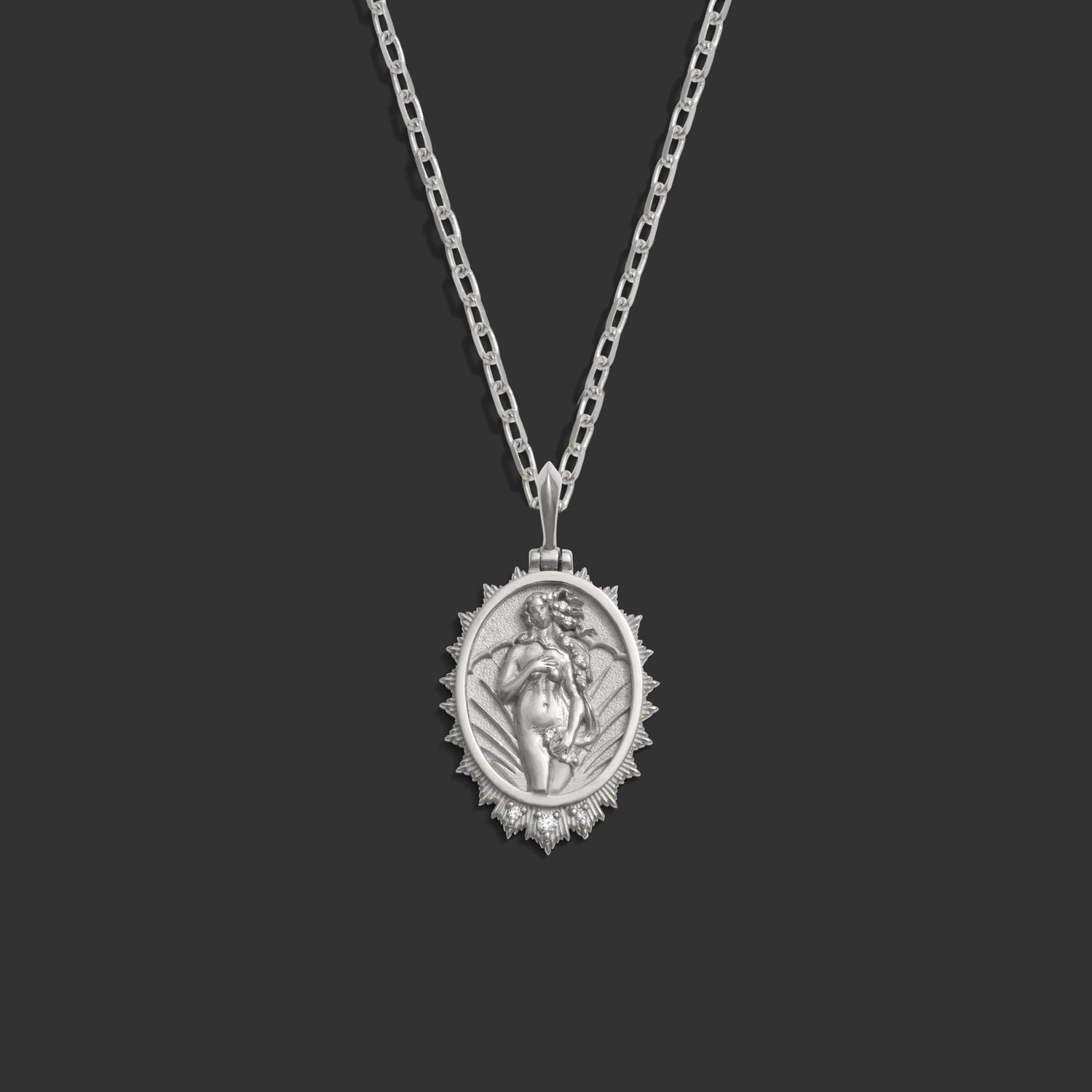 Awe Inspired Necklaces 14K White Gold / 18" 14k Aphrodite Necklace