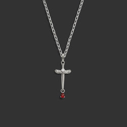 Awe Inspired  Necklaces Ruby Sword Necklace