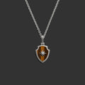 Awe Inspired  Necklaces Diamond Shield Necklace
