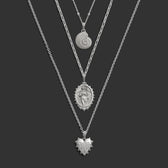 Awe Inspired Necklaces 14k White Gold Aphrodite Necklace Set