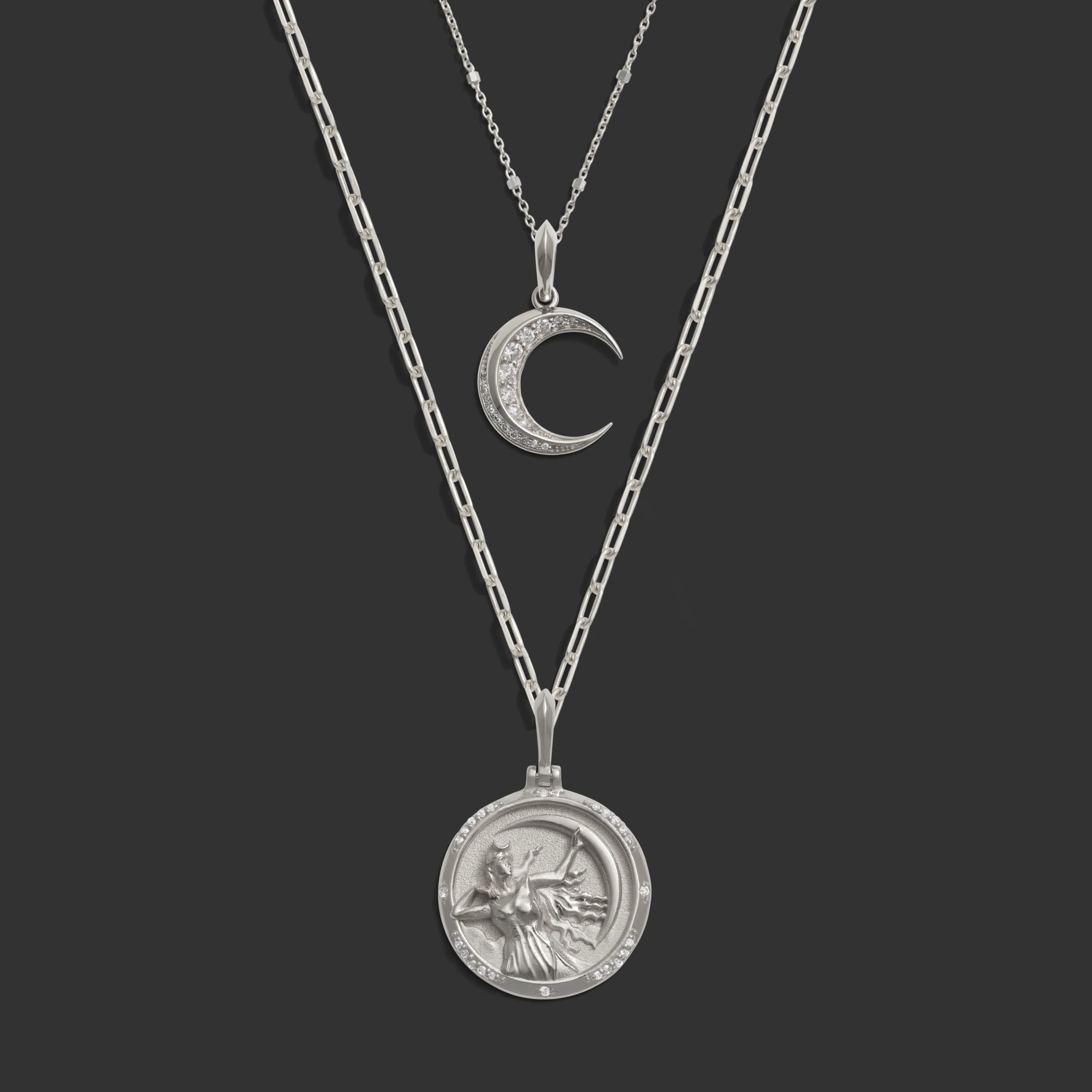 Awe Inspired  Necklaces Selene Moon Necklace Set