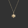 Awe Inspired Necklaces 14k Yellow Gold / 16" Diamond Triple Moon Necklace