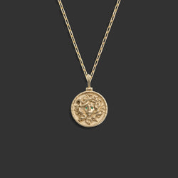 Awe Inspired  Necklaces Emerald Eye Medusa Necklace