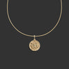 Awe Inspired Necklaces 14K Yellow Gold / 16" Omega Collar Medusa Omega Necklace