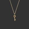 Awe Inspired Necklaces 14K Yellow Gold / 18" Emerald Key Necklace
