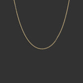 Awe Inspired Necklaces 14k Yellow Gold / 18" Rolo Chain 050