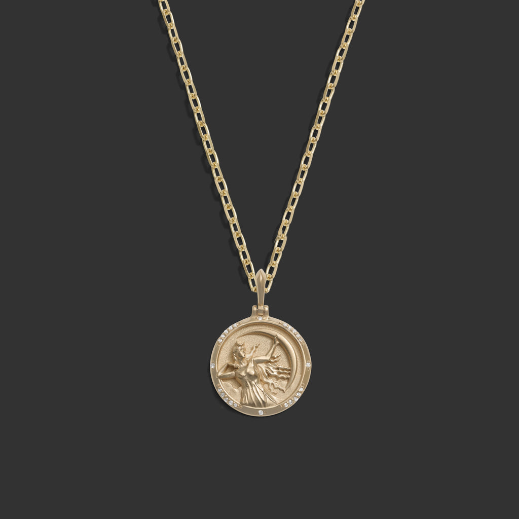Awe Inspired Necklaces 14k Yellow Gold / 18" Selene Goddess Necklace