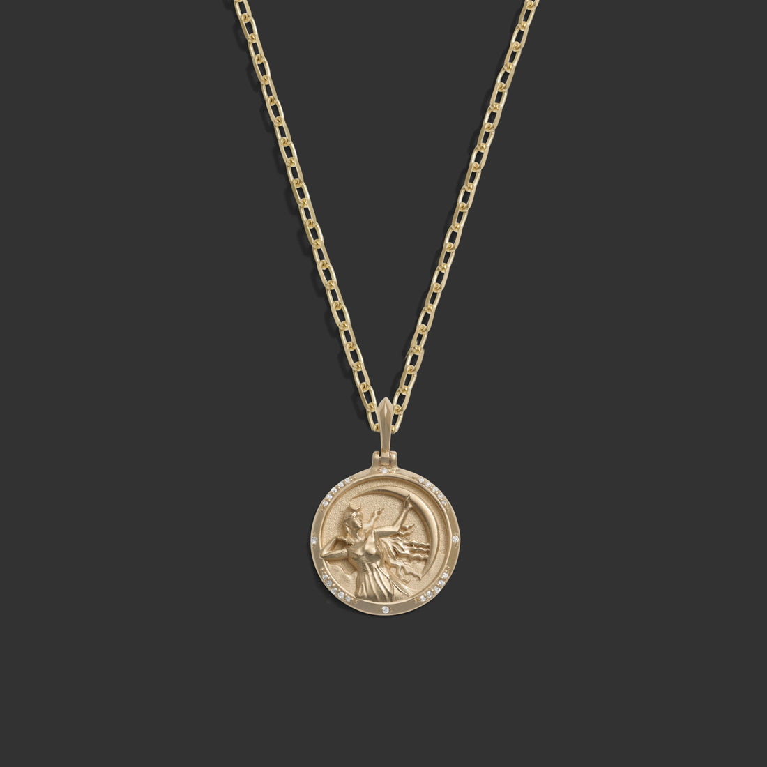 Awe Inspired Necklaces 14k Yellow Gold / 18" Selene Goddess Necklace