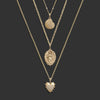 Awe Inspired Necklaces 14k Yellow Gold Aphrodite Necklace Set
