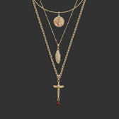 Awe Inspired Necklaces 14k Yellow Gold Athena SG Necklace Set