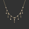 Awe Inspired Necklaces 14K Yellow Gold Diamond Celestial Necklace